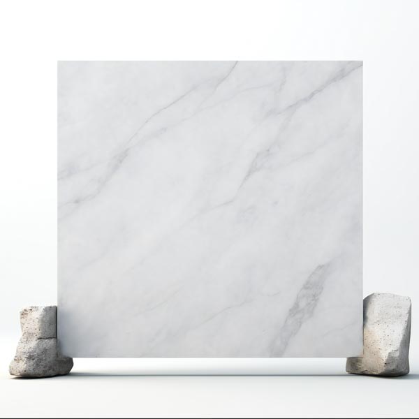 Portafiori per Loculi in Marmo Milano: Pezzo di marmo bianco
