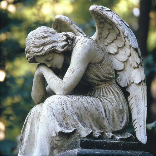 Cimitero laico angelo statua