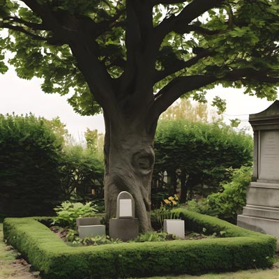Onoranze funebri Pero: sepoltura sotto un albero