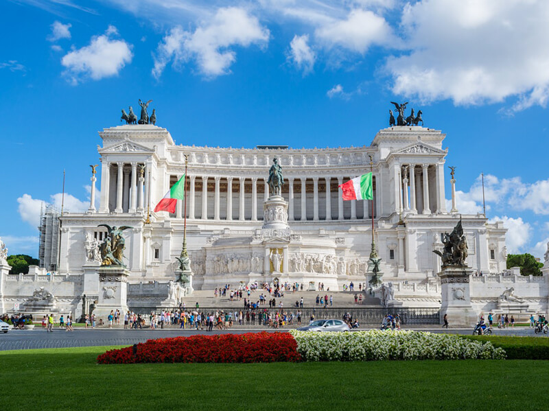 Tombe Monumentali Famose Milite Ignoto Altare Della Patria