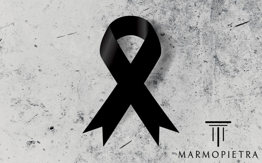 Pompe Funebri Pero: nastro nero